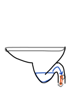 イラストによるバケツでのトイレの流し方　【防災・非常用トイレ】連載：番外編　画像